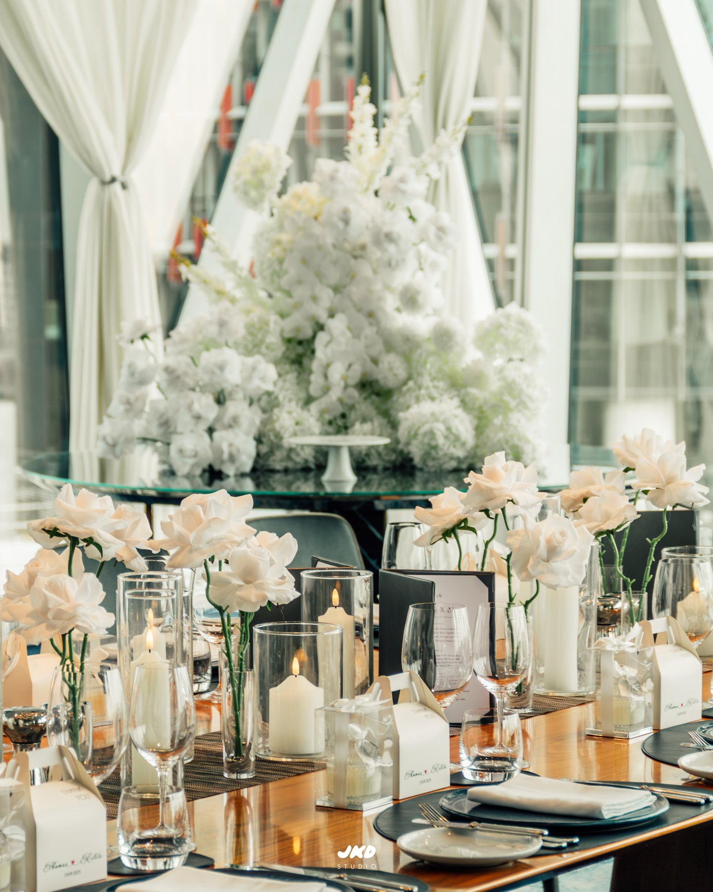 Table LED Candle Arrangements (Set of 3)