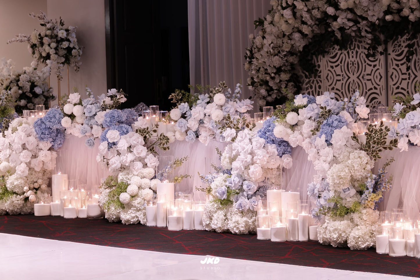 Cascading Bridal Table