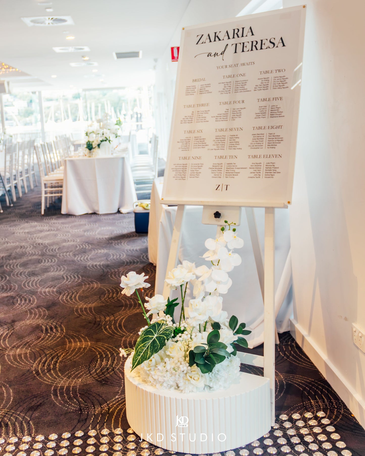 Acrylic Seating Chart