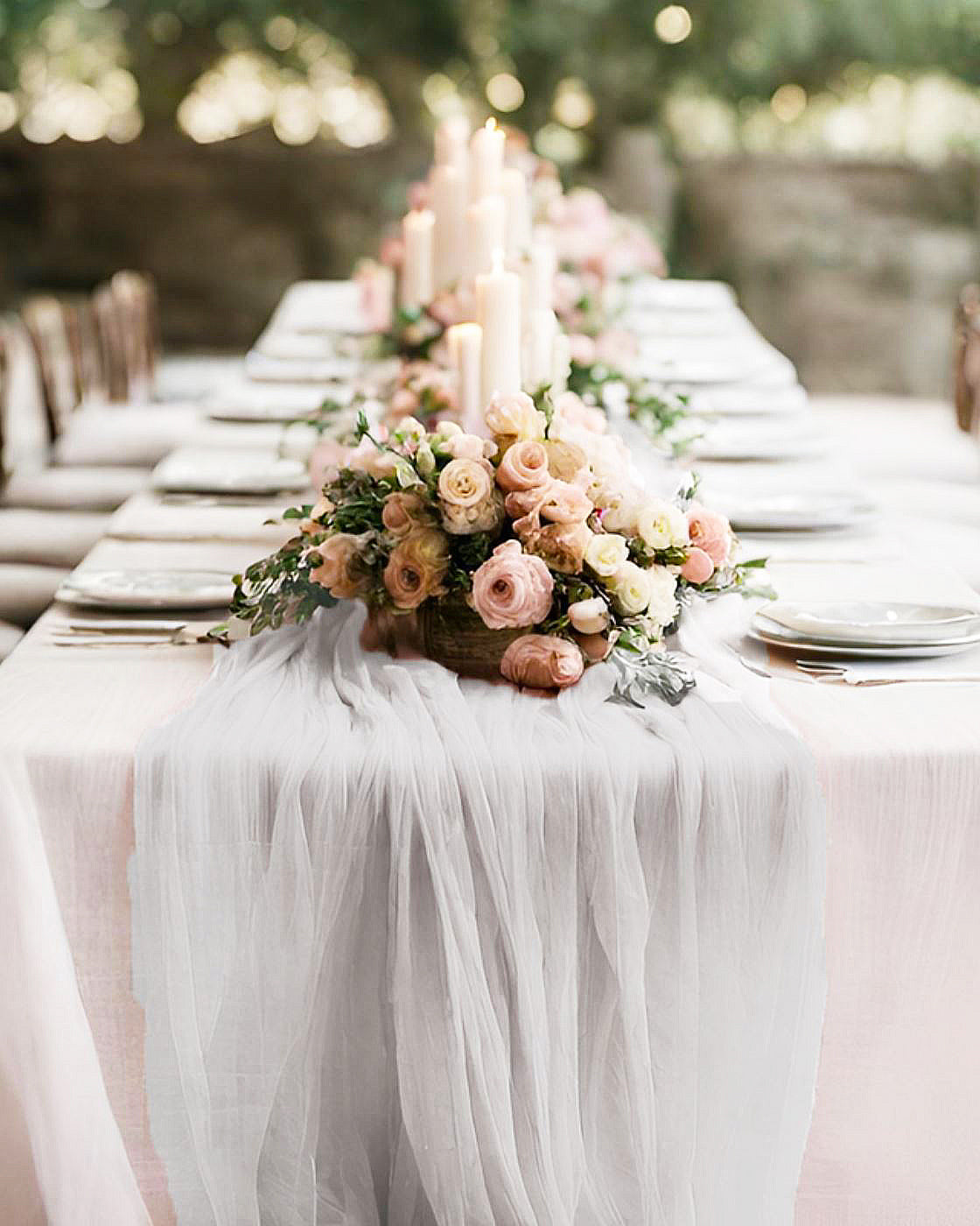 Cheesecloth Table Runner