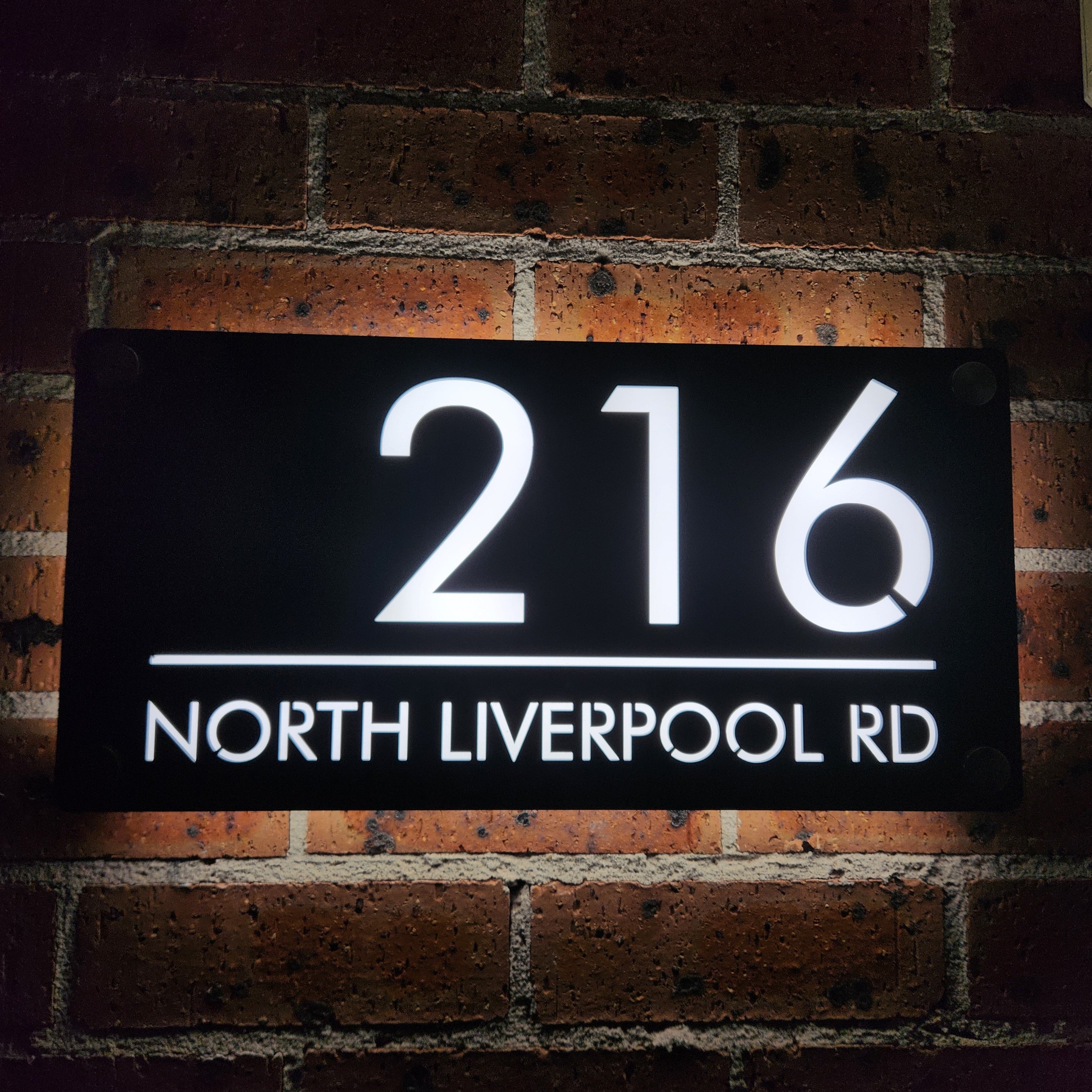 LED BACKLIT HOUSE SIGN – Sydney's Premier Wedding Stylist Studio ...