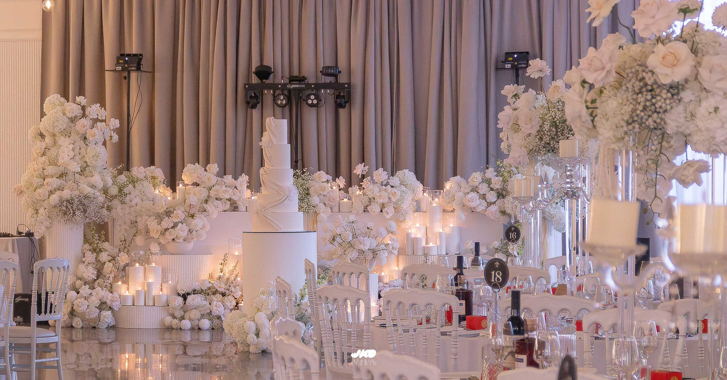 Clear Acrylic Table Centrepiece