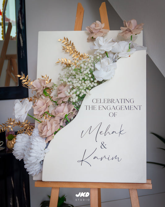 Wave Easel Flower Box