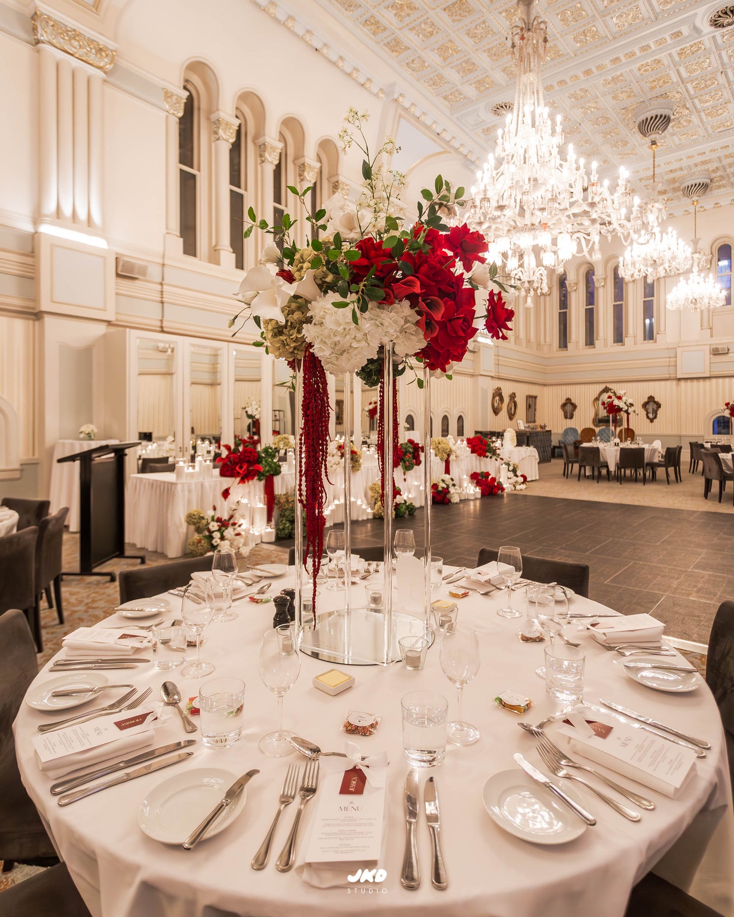 Clear Acrylic Table Centrepiece