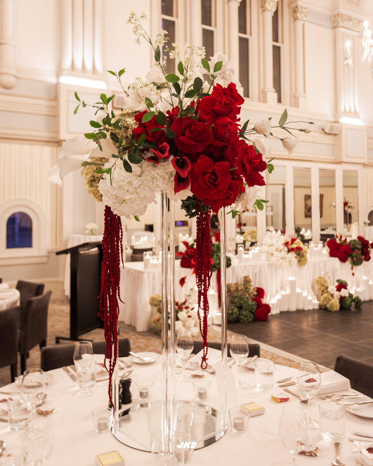 Clear Acrylic Table Centrepiece