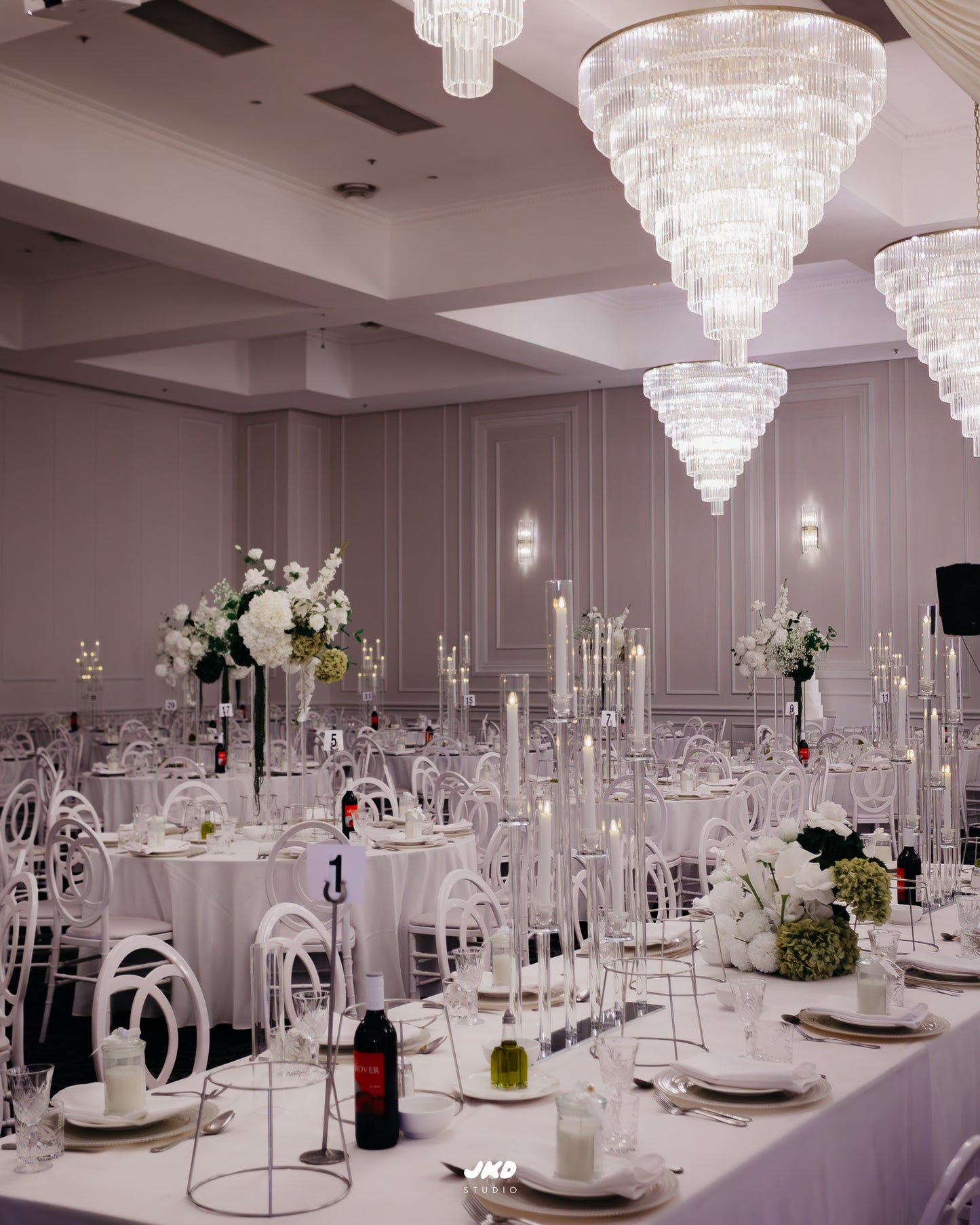 10 Head Crystal Candelabra Centrepiece