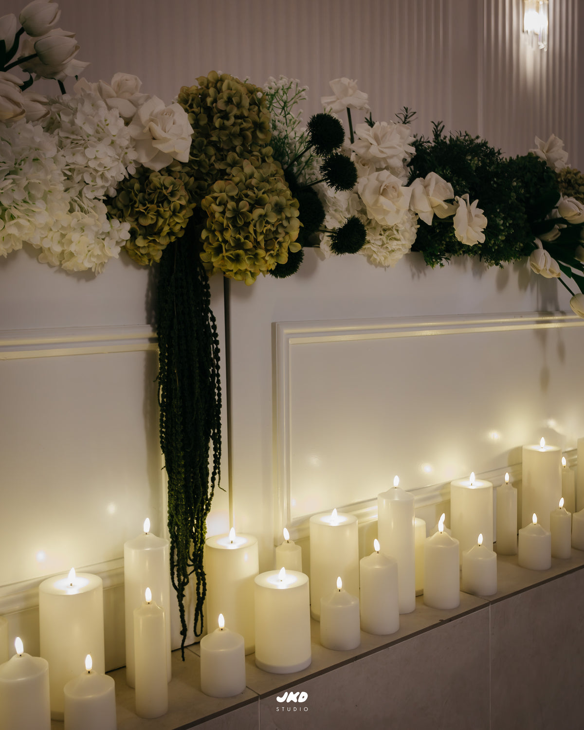 Table LED Candle Arrangements (Set of 3)