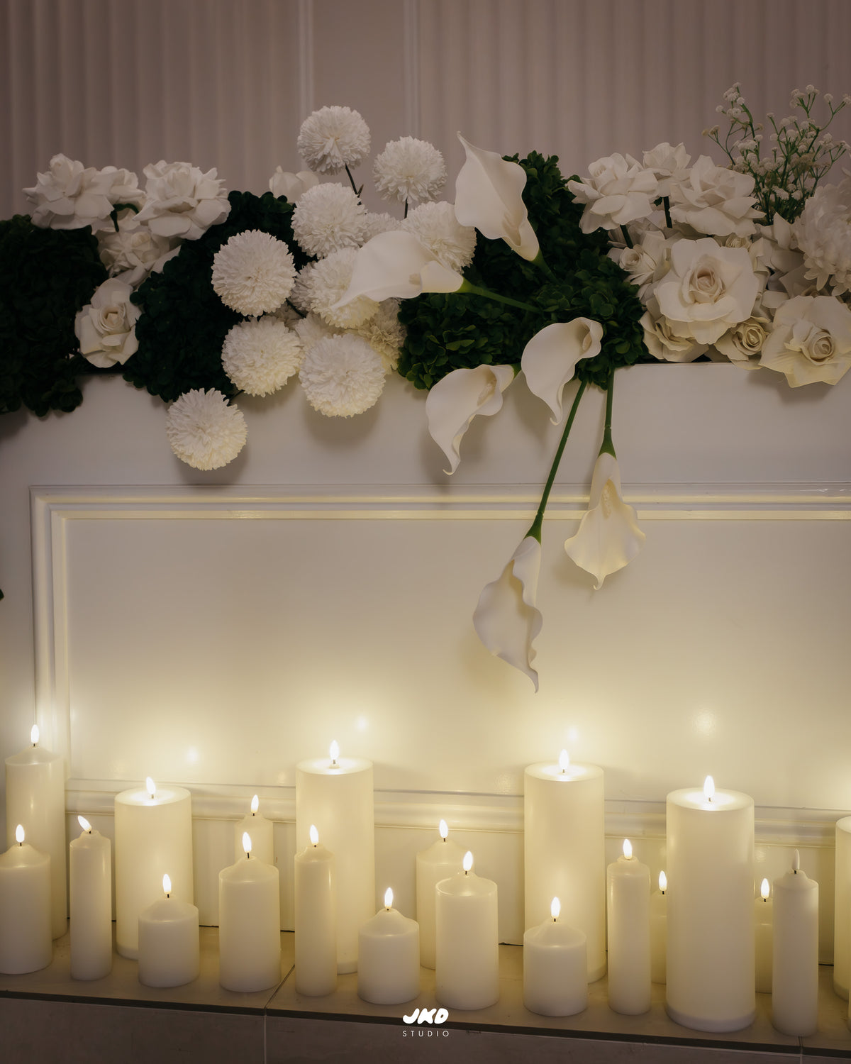 Table LED Candle Arrangements (Set of 3)
